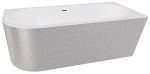 Vann, teisaldatav Besco Zoya Glam Silver, 150 cm x 75 cm x 58 cm, parempoolne, h&otilde;be/kroom