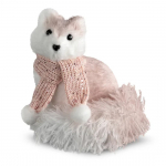 Figuurid, "Rebane", 19 cm, valge/roosa