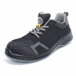 T&ouml;&ouml;saapad meeste Panda Safety Bari MF S1 ESD, ilma s&auml;&auml;reosata, ilma soojenduseta, must v./hall v., 40 suurus