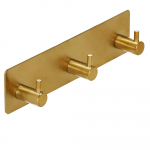 Seinale kinnitatav riidepuu Springos HA5178, kuldne v.