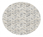 Vaip sise Domoletti VELUTO, hall v./beež v., 120 cm x 120 cm
