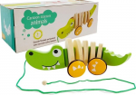 T&otilde;mmatav m&auml;nguasi, krokodill Lean Toys Cartoon, 10 cm, roheline