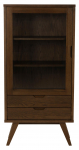 Vitriinkapp A-Line, pruun v., 36 cm x 72 cm x 145 cm