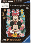 Pusle Ravensburger Disney Mickey & Minnie, 23.4 cm x 16.6 cm, 300 tk, mitmev&auml;rviline