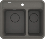 K&ouml;&ouml;givalamu Deante Momi, graniit, 60 cm x 52 cm x 22.9 cm, antratsiit v.