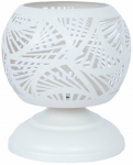 K&uuml;&uuml;nlahoidja Home4you Sandy 76779, metall, &Oslash; 15 cm, 16 cm, valge