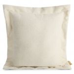 Dekoratiivpadjap&uuml;&uuml;r Elegant, kreemjasvalge, 55 cm x 55 cm