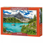 Pusle Castorland Lake Sorapis Alps Italy, 68 cm x 92 cm, 2000 tk, mitmev&auml;rviline