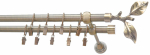 Kardinapuu komplekt Karpol Eliza Twig, 150 cm, &Oslash; 16 mm, antiikne kuld v.