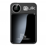 Akupank Quik QP-810, 10000 mAh, 15 W, must v.