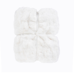Pleed Domoletti Luxury PomPom, valge v., 150 cm x 200 cm