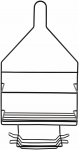 Du&scaron;iriiul Mondex Carl, 9.5 cm x 41.5 cm x 23 cm, must