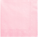 Pabersalvr&auml;tikud Party Deco, 33 cm x 33 cm, heleroosa v., 20 tk