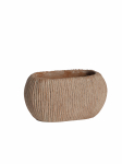 Lillepott Domoletti BTP08B, tsement, 27.5 cm x 17.5 cm, &Oslash; 27.5 cm, pruun v.