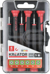 Kruvikeeraja komplekt Kreator KRTH22103, t&auml;htede, 6 tk