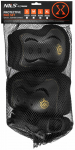 Kaitsevarustuse komplekt Nils Extreme H320 Fly, L, kuldne v./must v.