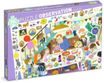 Pusle Djeco Observation Birthday Party, 38 cm x 61 cm, 54 tk, mitmev&auml;rviline