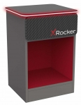 &Ouml;&ouml;kapp X Rocker Carbon-Tek, punane v./hall v., 54 cm x 36 cm x 33 cm