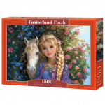 Pusle Castorland Princess With A Horse 152308, 47 cm x 68 cm, 1500 tk, mitmev&auml;rviline