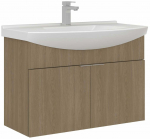 Vannitoakapp valamuga Kalune Design Purus, sonoma tamm v., 50 cm x 80 cm x 58 cm
