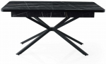 S&ouml;&ouml;gilaud pikendatav Kalune Design Falcon, valge v./must v., 160 - 200 cm x 90 cm x 79 cm