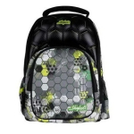 Kooli seljakott MP Sampack, must v./hall v., 35 cm x 21 cm x 43 cm