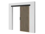 Uks ADRK Perion 86, sisel&uuml;kandustele, 205 cm x 86 cm, must v./sonoma tamm v.