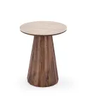 Kohvilaud Diavola S, p&auml;hklipuu v./travertine v., 40 cm x 40 cm x 57 cm