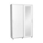 Esiku kapp Kalune Design Prt-620-Bb-3, valge v., 120 cm x 38 cm x 187 cm