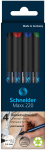 Veekindel marker Schneider Maxx 220, mitmev&auml;rviline, 4 tk