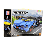 Konstruktor Lean Toys 2in1 Hurricane, 328 tk, sinine v.