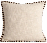 Dekoratiivpadjap&uuml;&uuml;r Homla Basic Lorena, pruun v./beež v., 45 cm x 45 cm