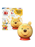 3D-pusle Ravensburger Winnie The Pooh With Ears, 13 cm x 13 cm, 72 tk, kollane v.
