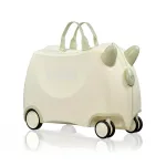Laste kohver Trunki Glide Ride, valge v., 17.6 l, 46 x 21 x 31 cm