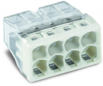 Toiteklemm Wago, 0.5-2.5 mm&sup2;, 8 koht., 24 A, l&auml;bipaistev v.