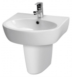 Vannitoa kraanikauss Cersanit Parva, keraamiline, 50 cm x 40 cm x 15.5 cm, valge v.