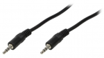 Juhe Logilink 3.5 mm male, 3.5 mm male, 10 m, must v.