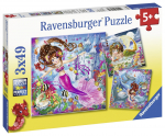 Pusle 3in1 Ravensburger Enchanting Mermaids, 147 tk
