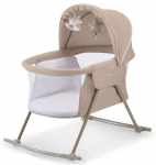 Beebi reisivoodi KinderKraft Lovi, liivakarva pruun