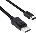 Juhe Club 3D Mini DisplayPort, Displayport, 2 m, must v.