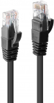 V&otilde;rgukaabel Lindy Cat.6 U/UTP PVC RJ-45, RJ-45, 3 m, must