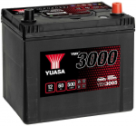 Aku Yuasa YBX3005, 12 V, 60 Ah, 500 A