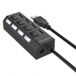USB jaotur RoGer USB Hub Splitter RO-20-HUB-BK