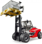 M&auml;ngukahvelt&otilde;stuk Bruder Forklift Linde HT160 BR-02513, 1:16, punane/hall