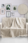 Voodikate Mijolnir HN 372VDN1103, hele pruun v., 170 cm x 230 cm
