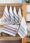 Vannir&auml;tikute komplekt Foutastic Efesto Wash Towel Set 321SHS1191, sinine/pruun/valge, 60 cm x 40 cm, 6 tk