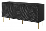 Kummut Cama Meble Hole, must v., 74.5 cm x 42.5 cm x 152 cm