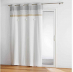 P&auml;evakardin Douceur Tassel, valge v./hall v./beež v., 140 cm x 240 cm