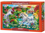 Pusle Castorland Unicorn Garden 152117, 47 cm x 68 cm, 1500 tk, mitmev&auml;rviline