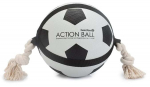 M&auml;nguasi koerale, pall Beeztees Action Ball 626712, 22 cm, &Oslash; 22 cm, valge v./must v., 22 cm